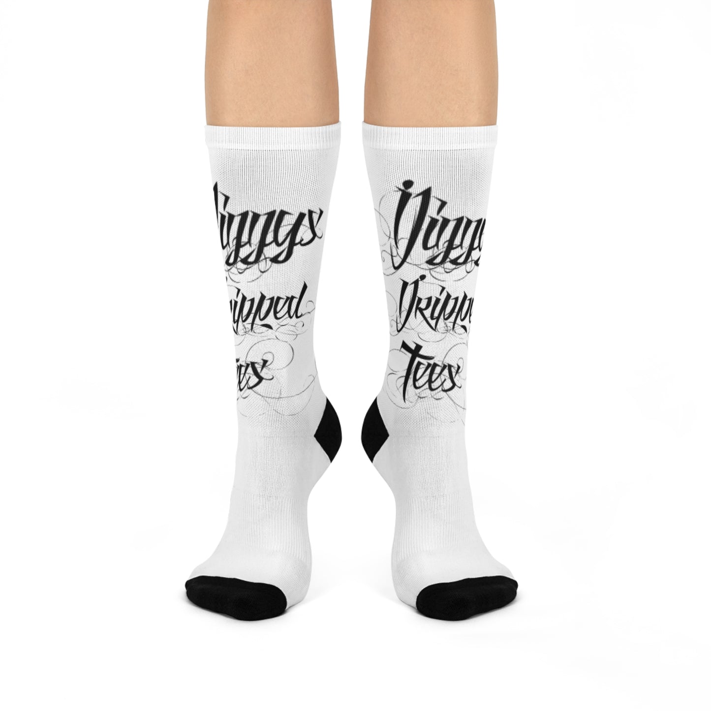 DDT Logo, Cushioned Crew Socks