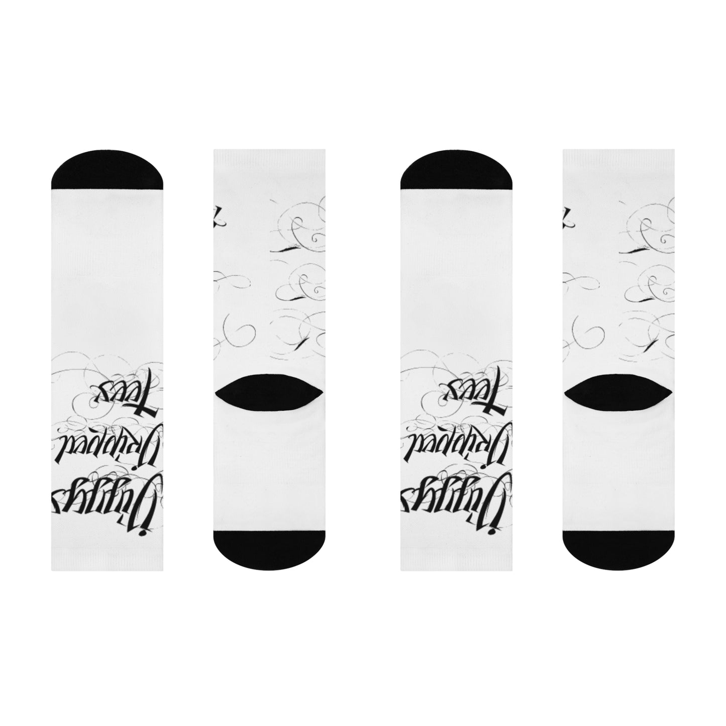 DDT Logo, Cushioned Crew Socks