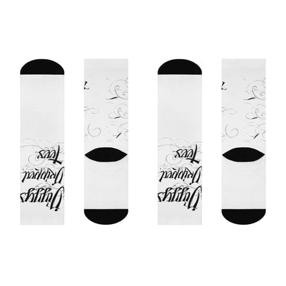 DDT Logo, Cushioned Crew Socks