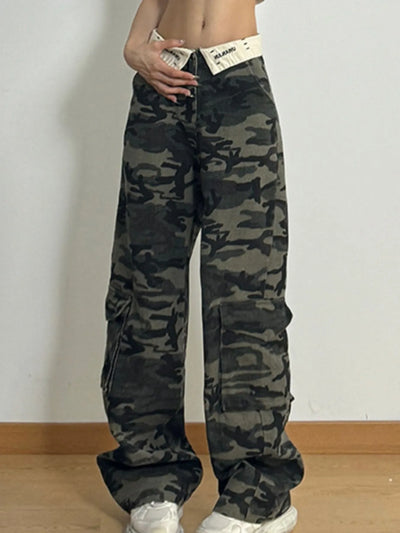 Camouflage Relaxed Fit Jeans